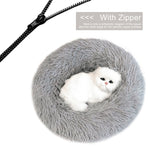 Detachable Plush Warm Pet Bed