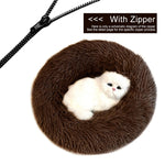 Detachable Plush Warm Pet Bed