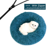 Detachable Plush Warm Pet Bed