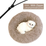 Detachable Plush Warm Pet Bed