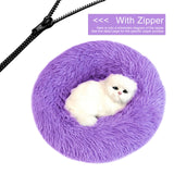 Detachable Plush Warm Pet Bed