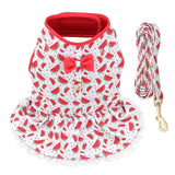 Printed Chihuahua Harness Leash Set