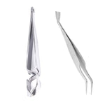 2 In 1 Stainless Steel Tick Tweezers