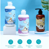 Pet dog shower gel lasting fragrance and mites decontamination cat shampoo pet special shower gel hair conditioner 500ml