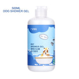 Pet dog shower gel lasting fragrance and mites decontamination cat shampoo pet special shower gel hair conditioner 500ml