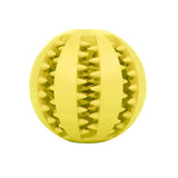 Rubber Ball Pet Dog Cat Puppy Chew Ball Teeth Chew Toys Tooth Cleaning Balls Food