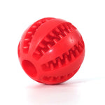 Rubber Ball Pet Dog Cat Puppy Chew Ball Teeth Chew Toys Tooth Cleaning Balls Food