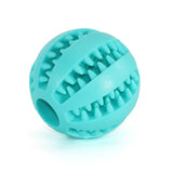 Rubber Ball Pet Dog Cat Puppy Chew Ball Teeth Chew Toys Tooth Cleaning Balls Food