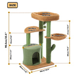 Cat Tree with Sisal Scratching Post