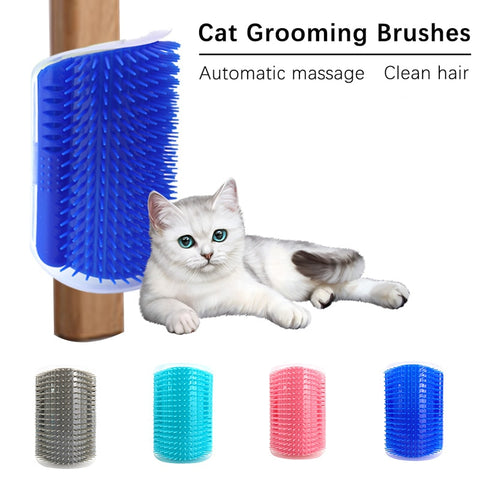 Cat Self Grooming Corner Wall Brush