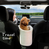 Safe Armrest Portable Pet Car Seat