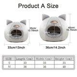 Round Soft Long Plush Pet Bed