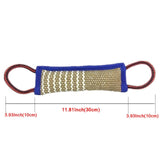 Jute Tug Pillow With Handles